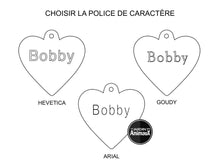 Load image into Gallery viewer, Médaille collection basic, COEUR PETIT, couleurs variées - Boutique Le Jardin Des Animaux -médailleBoutique Le Jardin Des Animaux