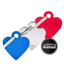 Load image into Gallery viewer, Médaille collection basic, COEUR PETIT, couleurs variées - Boutique Le Jardin Des Animaux -médailleBoutique Le Jardin Des Animaux