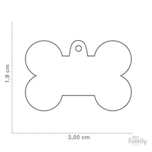 Load image into Gallery viewer, Médaille collection basic, OS PETIT, couleurs variées - Boutique Le Jardin Des Animaux -médailleBoutique Le Jardin Des Animaux