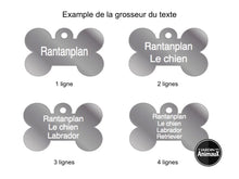 Load image into Gallery viewer, Médaille collection basic, OS PETIT, couleurs variées - Boutique Le Jardin Des Animaux -médailleBoutique Le Jardin Des Animaux