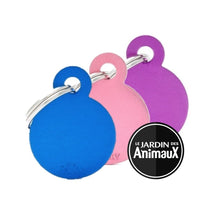 Load image into Gallery viewer, Médaille collection basic, ROND PETIT, couleurs variées - Boutique Le Jardin Des Animaux -médailleBoutique Le Jardin Des Animaux