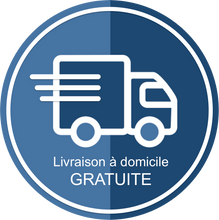 Load image into Gallery viewer, Médaille collection Charms, CERCLE ROUGE FLOCON DE NEIGE BLANC, GRAND - Boutique Le Jardin Des Animaux -médailleBoutique Le Jardin Des AnimauxYM07