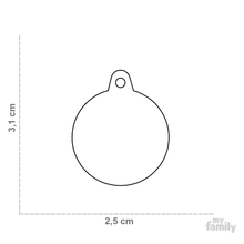 Load image into Gallery viewer, Médaille collection Charms, "I LOVE DAD", MOYEN - Boutique Le Jardin Des Animaux -médailleBoutique Le Jardin Des AnimauxCH17MLOVEDAD