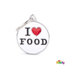 Load image into Gallery viewer, Médaille collection Charms, "I LOVE FOOD", MOYEN - Boutique Le Jardin Des Animaux -médailleBoutique Le Jardin Des AnimauxCH17MLOVEFOOD