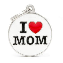 Load image into Gallery viewer, Médaille collection Charms, "I LOVE MOM", GRAND - Boutique Le Jardin Des Animaux -médailleBoutique Le Jardin Des AnimauxCH17LOVEMOM