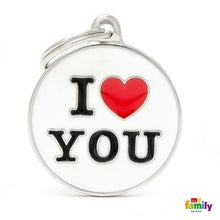 Load image into Gallery viewer, Médaille collection Charms, "I LOVE YOU", GRAND - Boutique Le Jardin Des Animaux -médailleBoutique Le Jardin Des AnimauxCH17LOVEYOU
