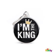Load image into Gallery viewer, Médaille collection Charms, "I'M THE KING", MOYEN - Boutique Le Jardin Des Animaux -médailleBoutique Le Jardin Des AnimauxCH17MKING