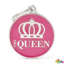 Load image into Gallery viewer, Médaille collection Charms, "THE QUEEN", GRAND - Boutique Le Jardin Des Animaux -médailleBoutique Le Jardin Des AnimauxCH17QUEEN