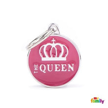 Load image into Gallery viewer, Médaille collection Charms, "THE QUEEN", MOYEN - Boutique Le Jardin Des Animaux -médailleBoutique Le Jardin Des AnimauxCH17MQUEEN