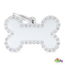 Load image into Gallery viewer, Médaille collection GLAM, "STRASS" GRAND - Boutique Le Jardin Des Animaux -médailleBoutique Le Jardin Des AnimauxBH02GM