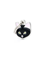Load image into Gallery viewer, Médaille pour chat collection Friends, EUROPEAN SHORTHAIR, Couleurs variées - Boutique Le Jardin Des Animaux -médailleBoutique Le Jardin Des AnimauxMF36NBLACK