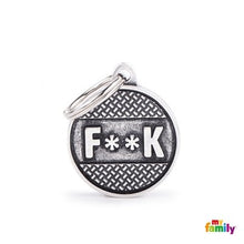 Load image into Gallery viewer, Médaille pour chien collection BRONX, F * * K, MÉDIUM - Boutique Le Jardin Des Animaux -médailleBoutique Le Jardin Des AnimauxCE01CPEM