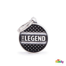 Load image into Gallery viewer, Médaille pour chien collection BRONX, THE LEGEND, MÉDIUM - Boutique Le Jardin Des Animaux -médailleBoutique Le Jardin Des AnimauxCE01CBOM