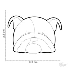 Load image into Gallery viewer, Médaille pour chien collection Friends, BOULEDOGUE ANGLAIS - Boutique Le Jardin Des Animaux -médailleBoutique Le Jardin Des AnimauxMF32