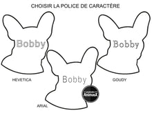 Load image into Gallery viewer, Médaille pour chien collection Friends, BOULEDOGUE FRANÇAIS, Couleurs variées - Boutique Le Jardin Des Animaux -médailleBoutique Le Jardin Des AnimauxMF24BLACK
