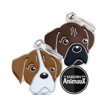 Load image into Gallery viewer, Médaille pour chien collection Friends, BOXER, Couleurs variées - Boutique Le Jardin Des Animaux -médailleBoutique Le Jardin Des AnimauxMF34