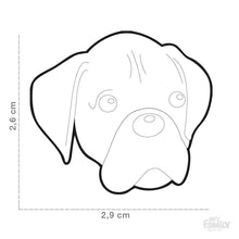 Load image into Gallery viewer, Médaille pour chien collection Friends, BOXER, Couleurs variées - Boutique Le Jardin Des Animaux -médailleBoutique Le Jardin Des AnimauxMF34