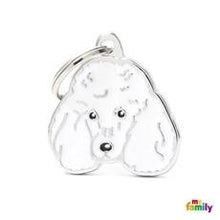 Load image into Gallery viewer, Médaille pour chien collection Friends, CANICHE, Couleurs variées - Boutique Le Jardin Des Animaux -médailleBoutique Le Jardin Des AnimauxMF20NWHITE