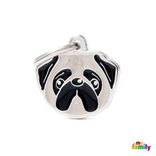 Load image into Gallery viewer, Médaille pour chien collection Friends, CARLIN, Couleurs variées - Boutique Le Jardin Des Animaux -médailleBoutique Le Jardin Des AnimauxMF18N