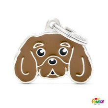 Load image into Gallery viewer, Médaille pour chien collection Friends, CAVALIER KING, Couleurs variées - Boutique Le Jardin Des Animaux -médailleBoutique Le Jardin Des AnimauxMF22RUBY