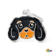 Load image into Gallery viewer, Médaille pour chien collection Friends, CAVALIER KING, Couleurs variées - Boutique Le Jardin Des Animaux -médailleBoutique Le Jardin Des AnimauxMF22TAN