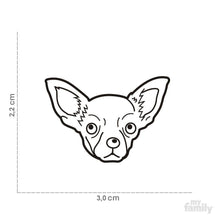 Load image into Gallery viewer, Médaille pour chien collection Friends, CHIHUAHUA, Couleurs variées - Boutique Le Jardin Des Animaux -médailleBoutique Le Jardin Des AnimauxMF23BLACK