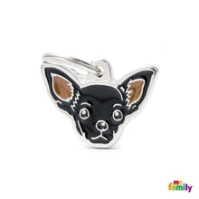 Load image into Gallery viewer, Médaille pour chien collection Friends, CHIHUAHUA, Couleurs variées - Boutique Le Jardin Des Animaux -médailleBoutique Le Jardin Des AnimauxMF23NBLACK