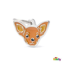 Load image into Gallery viewer, Médaille pour chien collection Friends, CHIHUAHUA, Couleurs variées - Boutique Le Jardin Des Animaux -médailleBoutique Le Jardin Des AnimauxMF23NBROWN