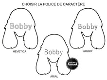 Load image into Gallery viewer, Médaille pour chien collection Friends, ÉPAGNEUIL COCKER, Couleurs variées - Boutique Le Jardin Des Animaux -médailleBoutique Le Jardin Des AnimauxMF12WHITEBLACK