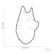 Load image into Gallery viewer, Médaille pour chien collection Friends, HUSKY, Couleurs variées - Boutique Le Jardin Des Animaux -médailleBoutique Le Jardin Des AnimauxMF13