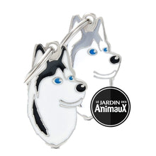 Load image into Gallery viewer, Médaille pour chien collection Friends, HUSKY, Couleurs variées - Boutique Le Jardin Des Animaux -médailleBoutique Le Jardin Des AnimauxMF13
