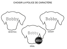Load image into Gallery viewer, Médaille pour chien collection Friends, LABRADOR, Couleurs variées - Boutique Le Jardin Des Animaux -médailleBoutique Le Jardin Des AnimauxMF31BLACK
