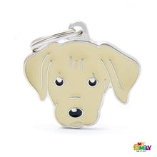 Load image into Gallery viewer, Médaille pour chien collection Friends, LABRADOR, Couleurs variées - Boutique Le Jardin Des Animaux -médailleBoutique Le Jardin Des AnimauxMF31CREAM