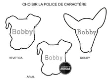 Load image into Gallery viewer, Médaille pour chien collection Friends, PINSCHER, couleurs variées - Boutique Le Jardin Des Animaux -médailleBoutique Le Jardin Des AnimauxMF26BLACK