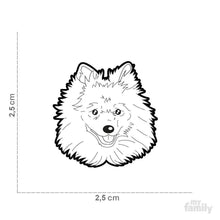 Load image into Gallery viewer, Médaille pour chien collection Friends, POMÉRANIEN, Couleurs variées - Boutique Le Jardin Des Animaux -médailleBoutique Le Jardin Des AnimauxMF29BLACK