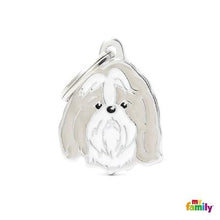 Load image into Gallery viewer, Médaille pour chien collection Friends, SHIH TZU, Couleurs variées - Boutique Le Jardin Des Animaux -médailleBoutique Le Jardin Des AnimauxMF16NGREY