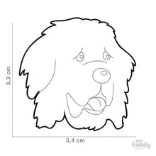 Load image into Gallery viewer, Médaille pour chien collection Friends, TERRE-NEUVE - Boutique Le Jardin Des Animaux -médailleBoutique Le Jardin Des AnimauxMF17