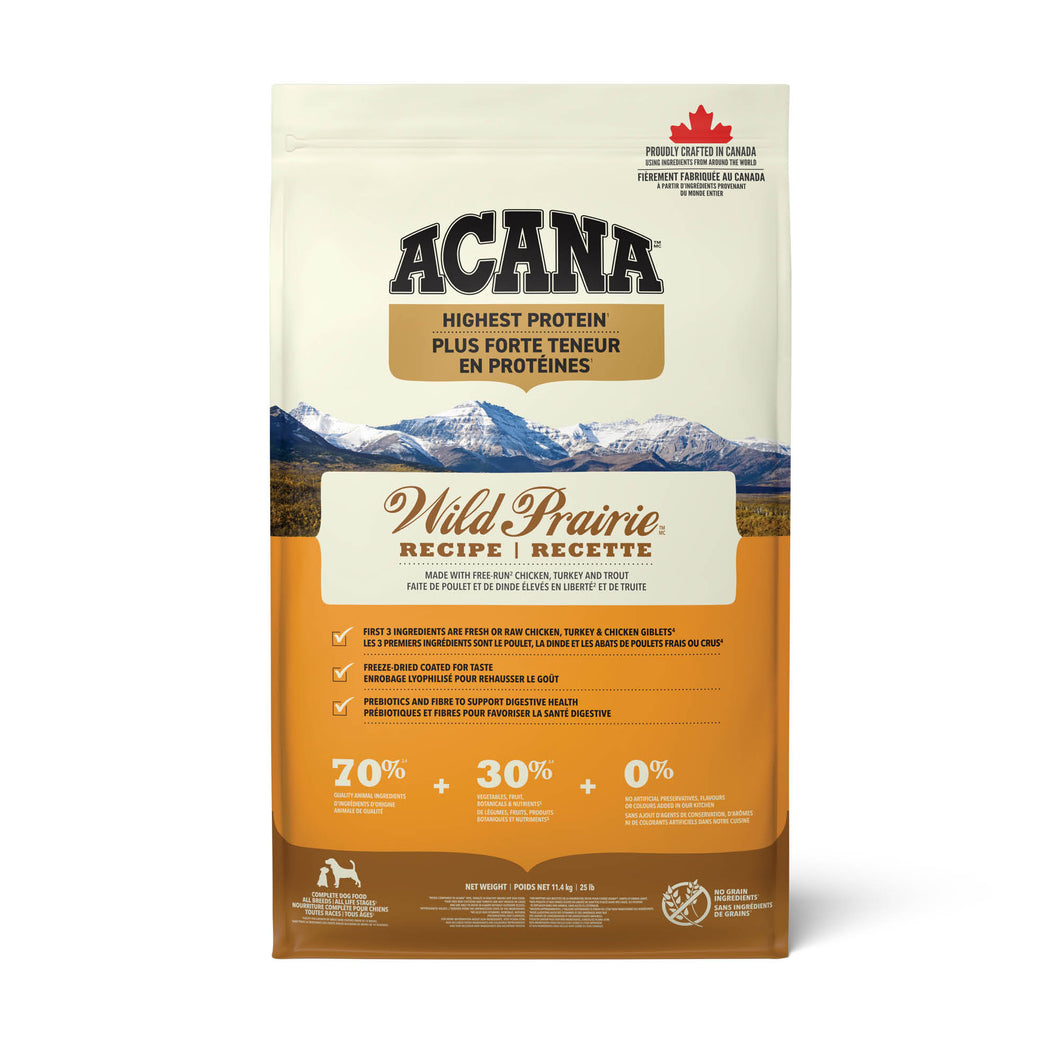 ACANA Chien Wild Prairie Haut en Protéines