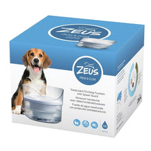 Load image into Gallery viewer, Abreuvoir Fresh &amp; Clear Zeus avec rebord antiéclaboussures, 1,5 L
