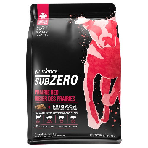 Aliment SubZero Nutrience Sans grains pour chiens, formulation Gibier des prairies