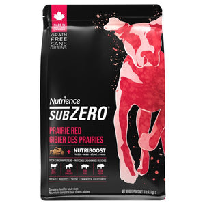 Aliment SubZero Nutrience Sans grains pour chiens, formulation Gibier des prairies