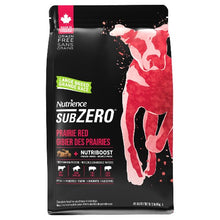 Load image into Gallery viewer, Aliment SubZero Nutrience Sans grains pour chiens de grande race, formulation Gibier des Prairies, 10 kg (22 lbs)
