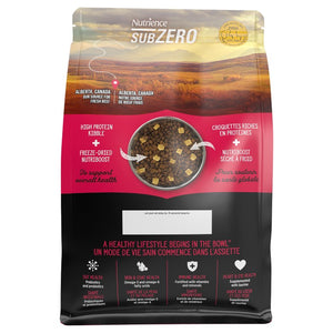 Aliment SubZero Nutrience Sans grains pour chats, formulation Gibier des prairies