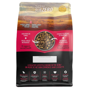 Aliment SubZero Nutrience Sans grains pour chiens, formulation Gibier des prairies