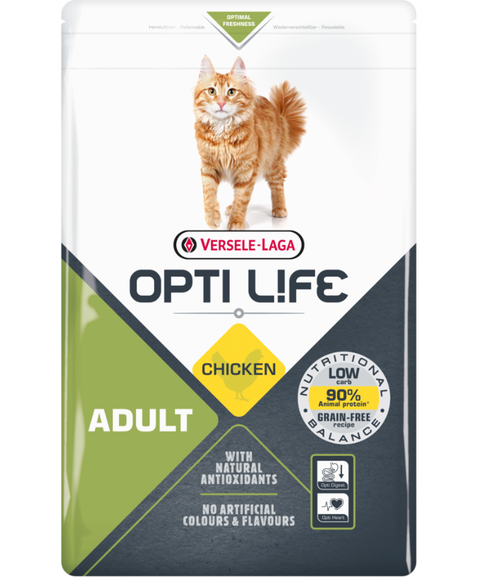 Opti-Life au poulet pour chat adulte