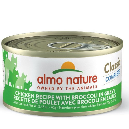 Almo Classic Complete Chat - Poulet avec brocoli en sauce 70 gr