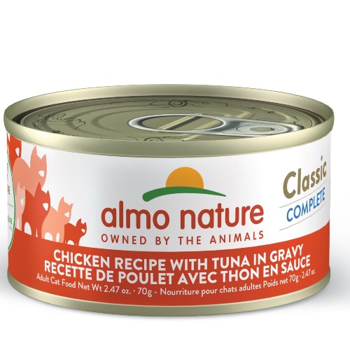 Almo Classic Complete Chat - Poulet avec thon en sauce 70 gr
