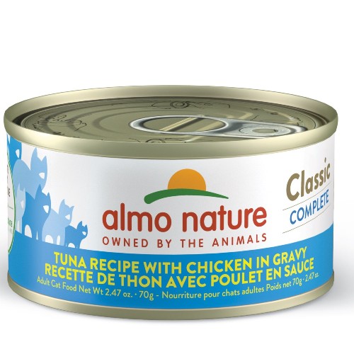 Almo Classic Complete Chat - Thon avec poulet en sauce 70 gr