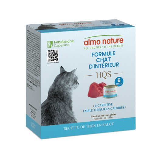 Almo HQS Formule chat d'intérieur - Recette de thon en sauce 6 x 50 gr