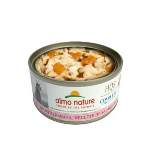 Almo Nature HQS Complete Chat - Saumon et papaye en sauce 70 gr